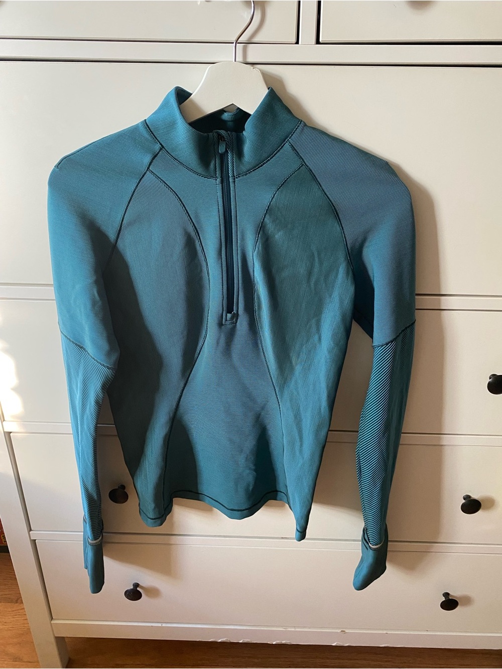 lululemon athletica Teal Half-Zip Long-Sleeve Swim Top